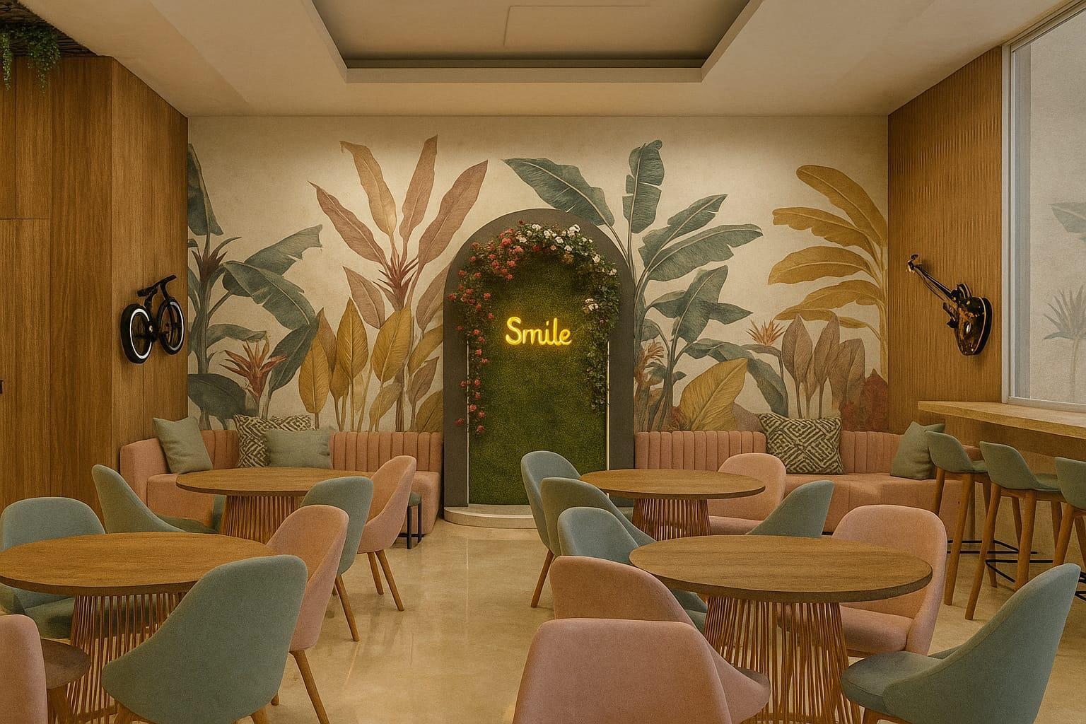 Instagram Post: Biophilic Lounge design insights